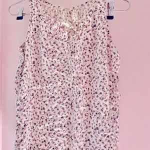 Floral tank top
